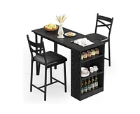 gaomon Bar Table and Chairs Set of 2