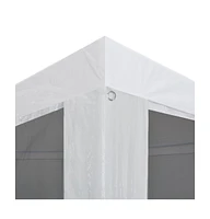 vidaXL Party Tent with 4 Mesh Sidewalls 157.5"x118.1"