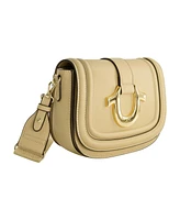True Religion Saddle Bag with Gold Hardware
