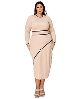 L I V D Plus Elora Sweater Dress