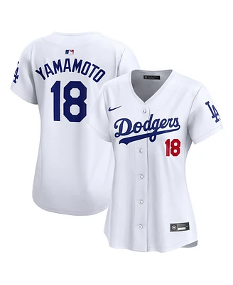 Nike Women's Yoshinobu Yamamoto White Los Angeles Dodgers Home Limited Player Jersey