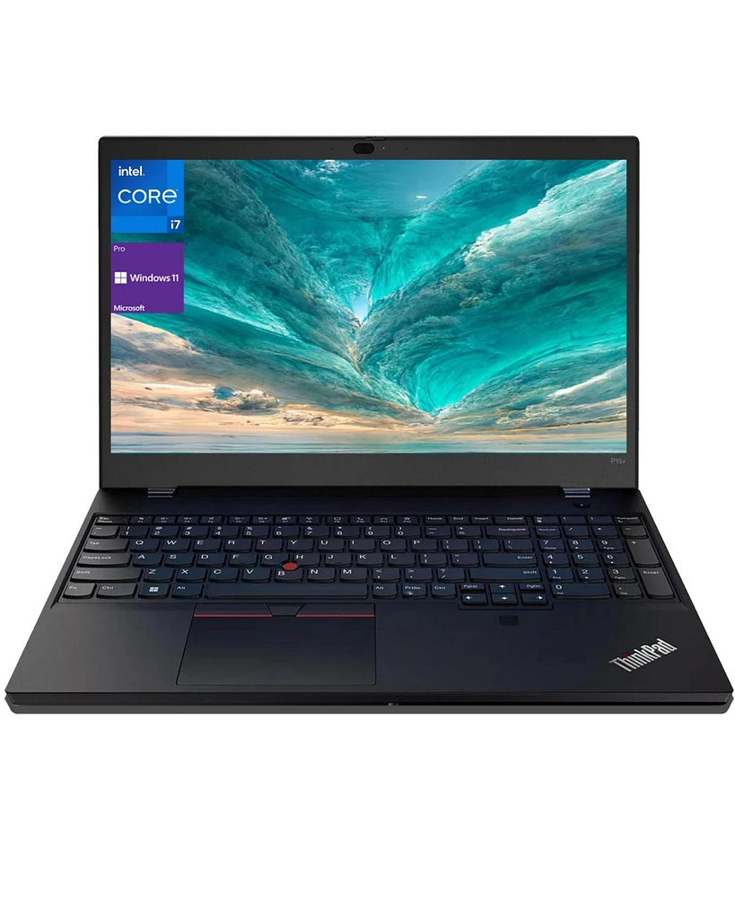 Lenovo ThinkPad P15v 15.6" Business Traditional Laptop Intel Core i7 12800H 16GB Ram Nvidia Quadro T1200 512GB Ssd Storage Windows 11 Pro Fhd 60Hz