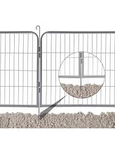 Flynama Metal Pet Playpen 31.49-in x 26.77-in Indoor/Outdoor Playpen