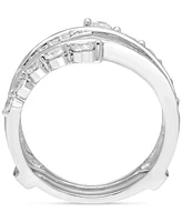 Diamond Swirl Ring Guard Enhancer (3/4 ct. t.w.) in 14k White Gold