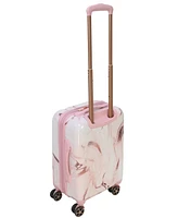 Thalia Sodi Marble Swirl 22" Carry-on Expandable Luggage