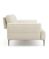 Furniture of America 81" Orlandi Chenille Flared Arm Sofa