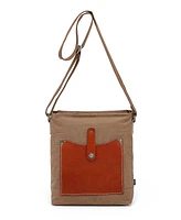 Tsd Brand Super Horse Canvas Crossbody Bag