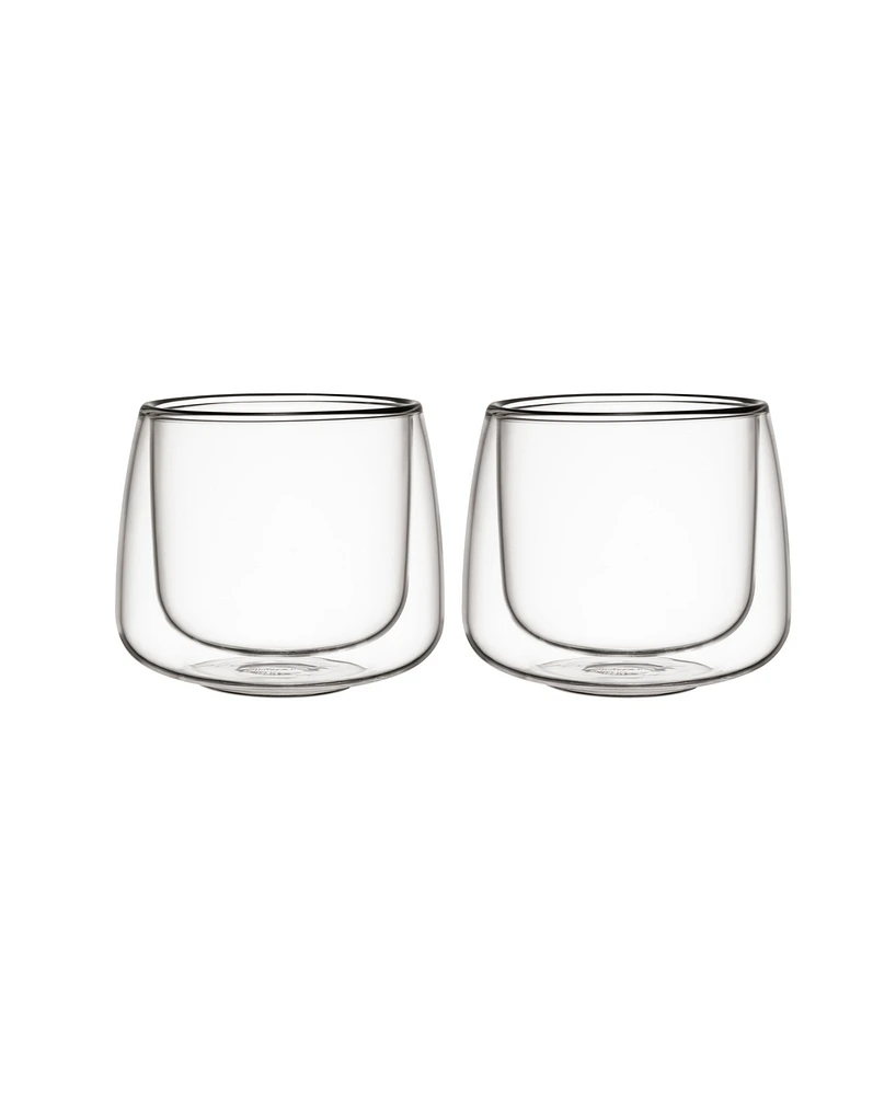 Villeroy & Boch Artesano Hot Cold Beverages Large Insulated Coffee Tumbler, Set of 2