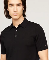 Tommy Hilfiger Men's Dress Casual Merino Wool Polo