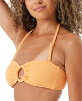 Roxy Juniors' Ring Bandeau Bikini Top