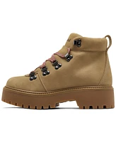 Timberland Women's Stone Street Mid Lace-Up Platform Hiking Boots from Finish Line