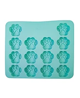 JoJo Modern Pets Set of 2 Pet Treat Baking Tray- Freeze, Bake, Microwave (Bones & Paws)