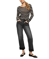 Sanctuary Women's Luna Mid-Rise Skinny Cuffed Jeans