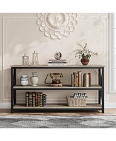 gaomon 55 Inch Entryway Table, Narrow Long Console Table with Storage