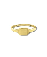 The Lovery Square Signet Ring 14K Gold