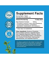 Nature's Craft Plant Sterols + Beta Sitosterol Tablets, 500mg Beta-Sitosterol Sterols & Stanols, Prostate Health Supplement for Men, Nature's Craft, 6