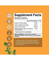 Nature's Craft Irish Sea Moss Capsules, Superfood Blend for Immune Support Heart Health Fertility Joint Health and Thyroid Support, Nature's Craft
