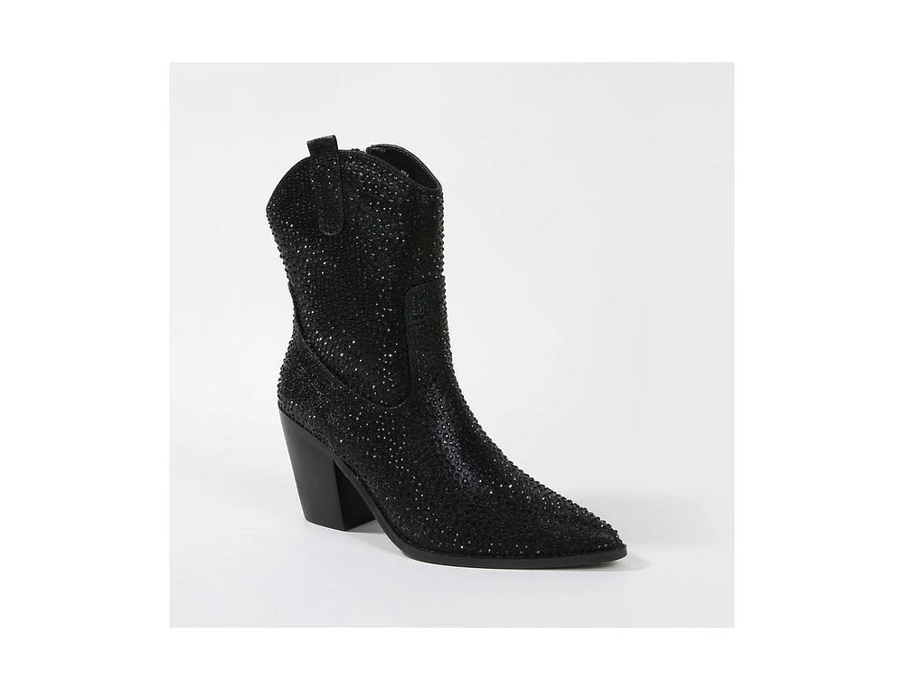 Berness Dritan Glam Western Booties