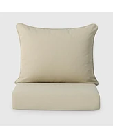 WestinTrends Outdoor Patio Hdpe Sectional Sofa with Cushions
