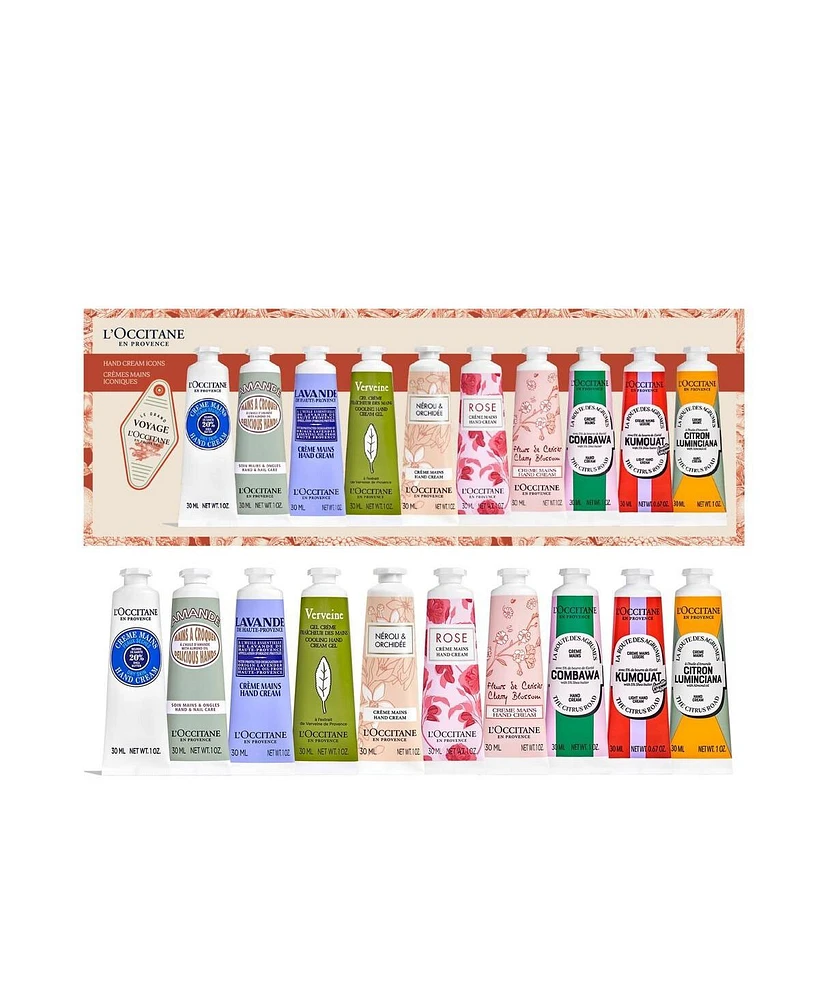 L'Occitane 10-Piece Nourishing & Protective Classic Hand Cream Holiday Set