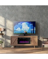 Sugift 36 Inch Ultra Thin Wall Mounted Electric Fireplace