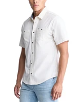 Men's Sagrino Relaxed-Fit Button-Down Utility Shirt