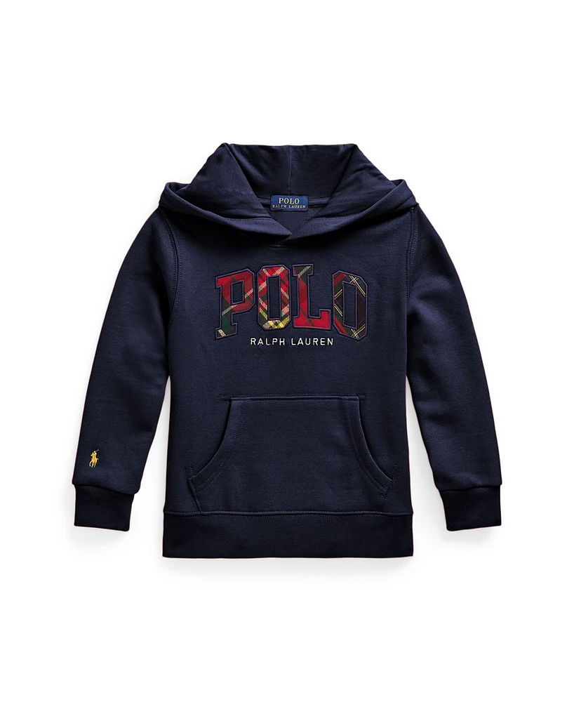 Polo Ralph Lauren Toddler and Little Boys Plaid-Logo Fleece Hoodie