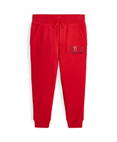 Polo Ralph Lauren Toddler and Little Boys Plaid-Logo Fleece Jogger Pant