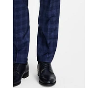 Hugo by Boss Men's Modern-Fit Plaid Suit Pants