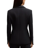 Boss by Hugo Boss Women's Double-Breasted Closure Slim-Fit Jacket