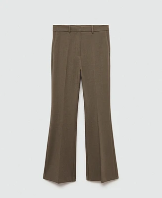 Mango Women's Pocket Flared Pants