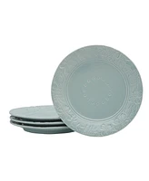 Fitz and Floyd English Garden Dinner Plates, Set of 4