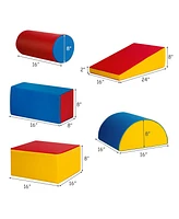 Gouun 5-Piece Set Climb Activity Play Safe Foam Blocks