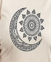 Hybrid Apparel Plus Trendy Sun Moon Graphic Pullover Top