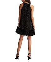 Tadashi Shoji Women's Prima Sequin Tulle Trapeze Mini Dress