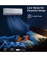 Gouun 12000 Btu 22 SEER2 208-230V Wifi Enabled Mini Split Air Conditioner and Heater