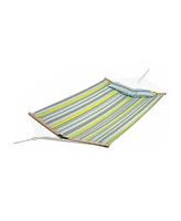 Gouun Patio Hammock Foldable Portable Swing Chair Bed with Detachable Pillow