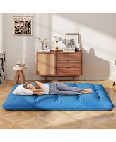 Gouun Foldable Futon Mattress with Washable Cover and Carry Bag for Camping-Full Size