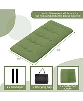 Gouun Floor Mattress with Washable Cover and Carry Bag-Twin Size