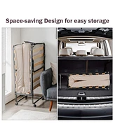 Gouun Rollaway Folding Bed with Memory Foam Mattress and Dust-Proof Bag Made in Italy