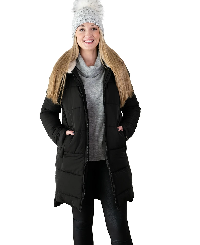 Amalli Talli Women's Black Tall Puffer Coat