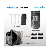 SereneLife Care Taker Ground Hunting Blind with Carrying Bag