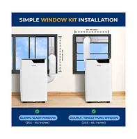 SereneLife Portable Air Conditioner & Heater, 12000 Btu, Wi-Fi Control