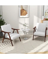 Gouun Modern Accent Chair Leisure Armchair with Felt Pads