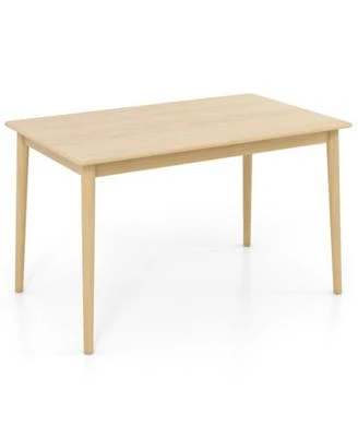 Gouun 48 Inches Wooden Dining Table for 4 People
