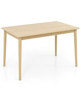 Gouun 48 Inches Wooden Dining Table for 4 People