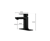 Casainc Drop-In Single-handle Bathroom Faucet with Drain Assembly