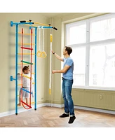 Gouun In 1 Kids Indoor Gym Playground Swedish Wall Ladder
