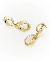 Robert Lee Morris Soho Sculptural Double Drop Earrings