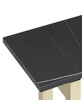 Furniture Emila 54" Sintered Stone Mix and Match Console Table